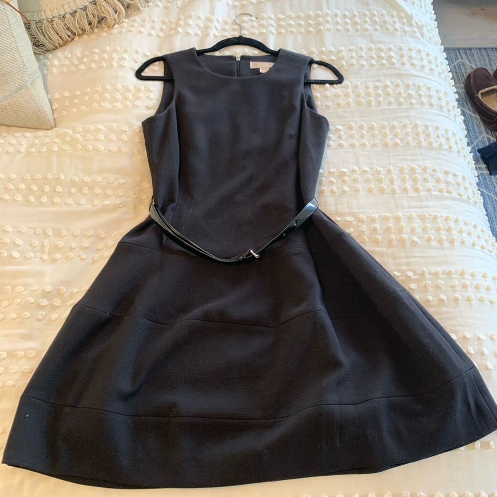 Michael Kors black dress with belt